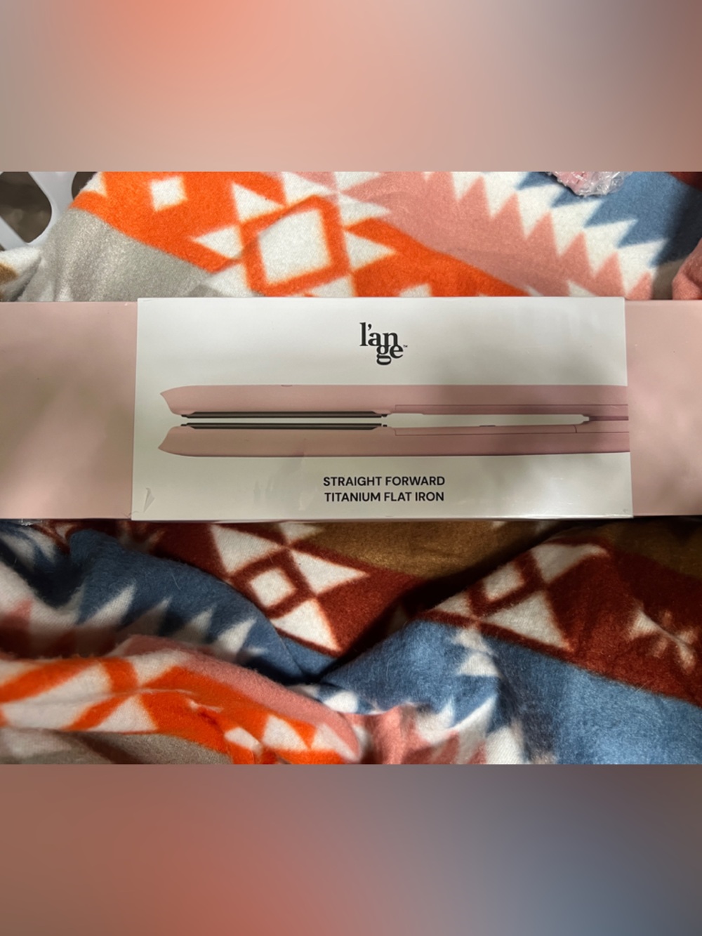 L'ange Pink Flat Iron - Hair Straightener